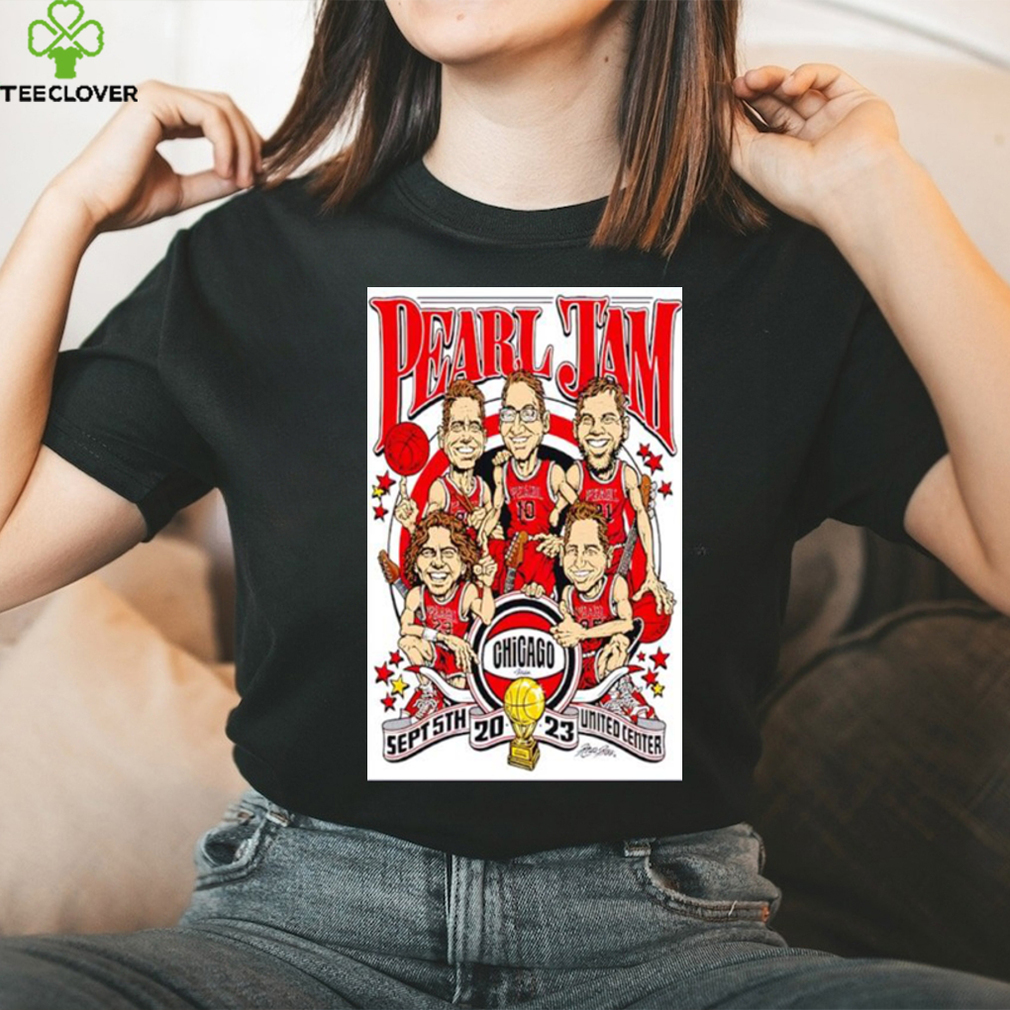 Pearl Jam September 5th Chicago Event poster shirt Pearl Jam September 5th Chicago Event poster shirt