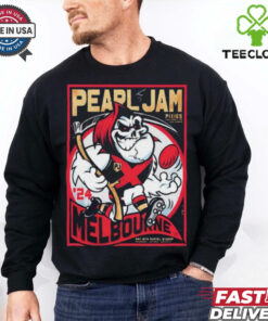 Pearl Jam Show At Night 2 Marvel Stadium Australia Nov 18th 2024 Dark Matter Tour At Melbourne Poster t shirt