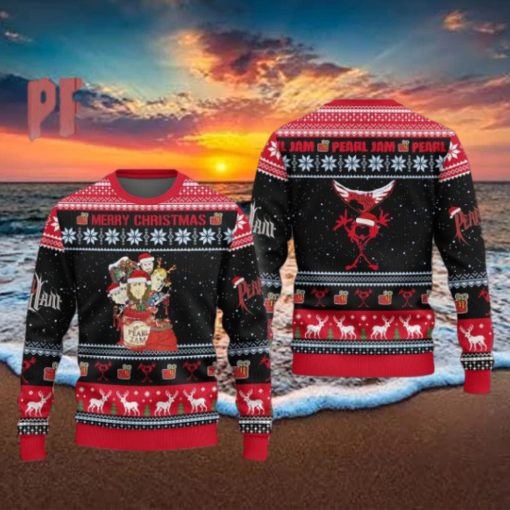 Pearl Jam Snow Merry Christmas Uglt Sweater