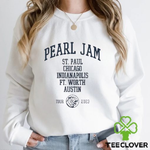 Pearl Jam St Paul, Chicago, Indianapolis. Ft Worth, Austin Us Tour 2023 Shirt