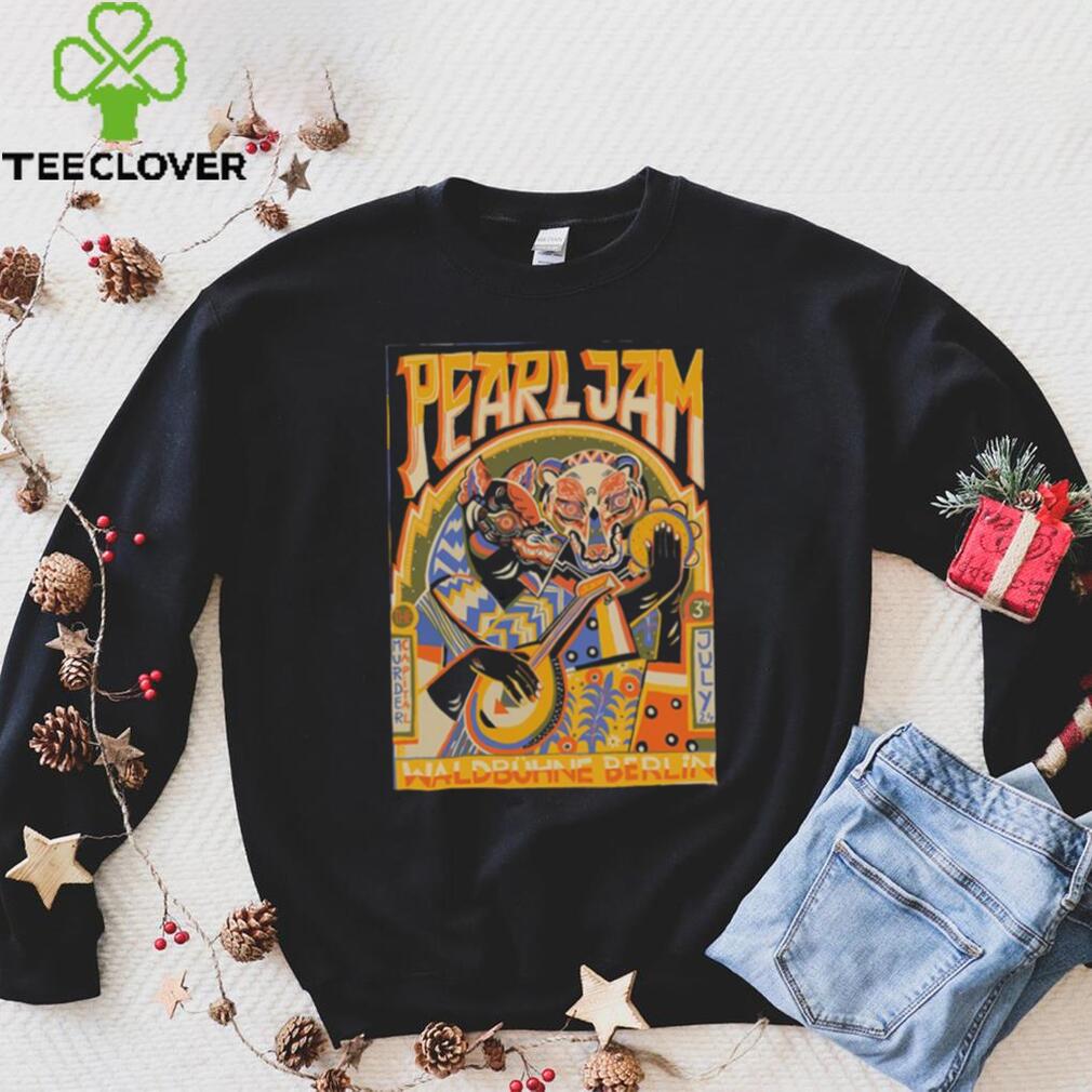 Pearl Jam The Murder Capital Waldbuhne Berlin 3th July 2024 Tour poster shirt Pearl Jam The Murder Capital Waldbuhne Berlin 3th July 2024 Tour poster shirt