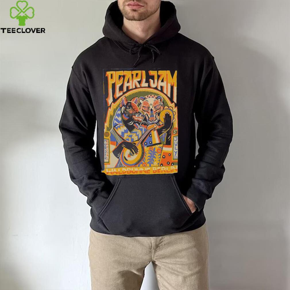 Pearl Jam The Murder Capital Waldbuhne Berlin 3th July 2024 Tour poster shirt Pearl Jam The Murder Capital Waldbuhne Berlin 3th July 2024 Tour poster shirt