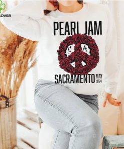 Pearl Jam Tour 2024 Sacramento California May 13 24 shirt