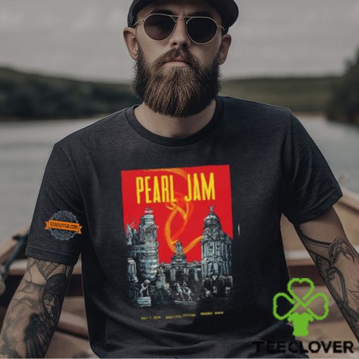 Pearl Jam Tour At Madcool Festival In Marrid Spain July 2024 Unisex T Shirt
