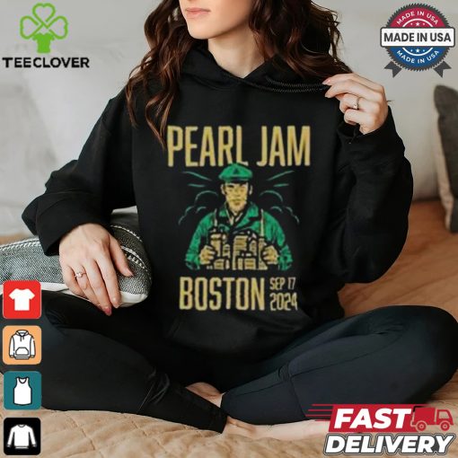 Pearl Jam Tour Boston, MA Fenway Park Sept 17 2024 shirt