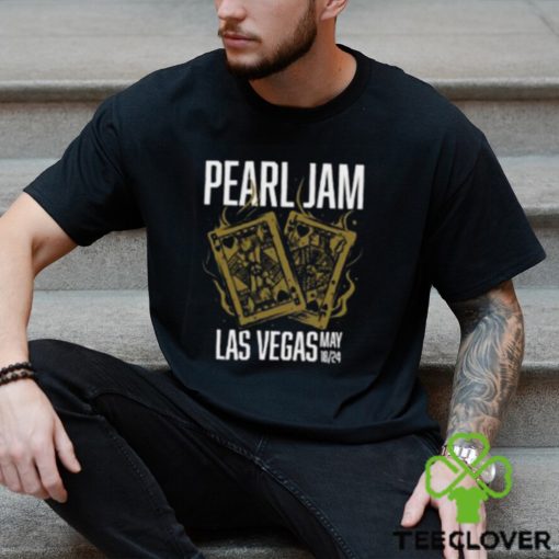 Pearl Jam With Deep Sea Diver Poster Night 2 At MGM Grand Garden Arena On May 18th 2024 In Las Vegas Nevada Two Sides Print Vintage T Shirt