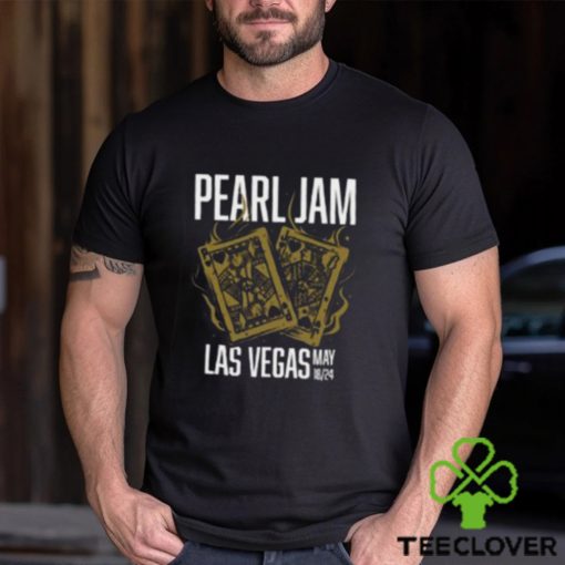 Pearl Jam With Deep Sea Diver Poster Night 2 At MGM Grand Garden Arena On May 18th 2024 In Las Vegas Nevada Two Sides Print Vintage T Shirt