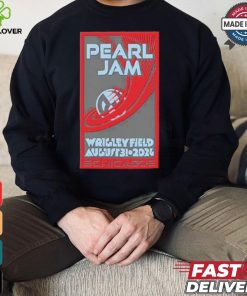 Pearl Jam Wrigley Field August 31 2024 Chicago Night 2 Setlist Merch Shirt