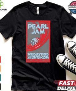 Pearl Jam Wrigley Field August 31 2024 Chicago Night 2 Setlist Merch Shirt