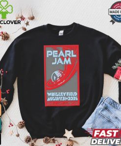 Pearl Jam Wrigley Field August 31 2024 Chicago Night 2 Setlist Merch Shirt