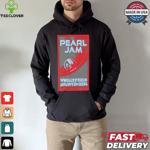 Pearl Jam Wrigley Field August 31 2024 Chicago Night 2 Setlist Merch Shirt