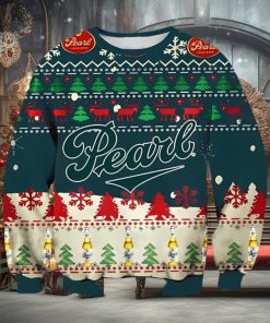Pearl Larger Beer Ugly Christmas Sweater, Gift for Christmas Holiday