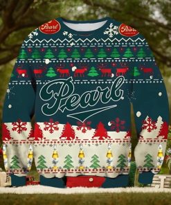 Pearl Larger Beer Ugly Christmas Sweater, Gift for Christmas Holiday