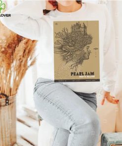Pearl jam budapest Hungary 2022 poster tee
