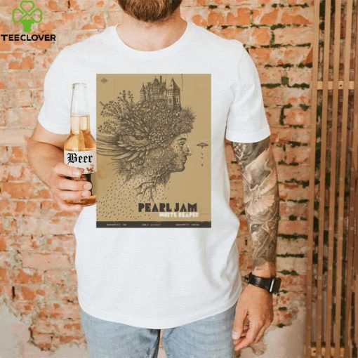 Pearl jam budapest Hungary 2022 poster tee