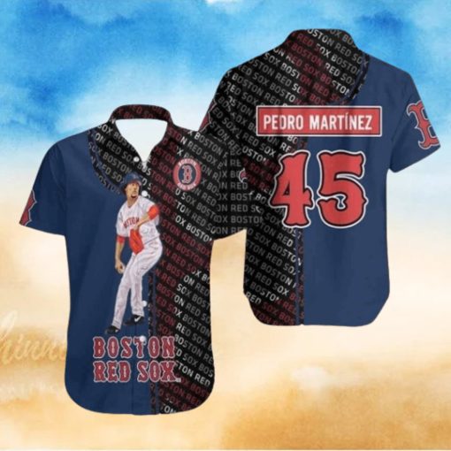 Pedro Martinez Boston Red Sox Icon Series Aloha Shirt