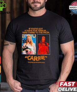 Pedro Pascal Wearing If You’ve Got A Taste For Terror Take Carrie To The From If Only They Knew She Had The Power Jw Anderson Black Carrie 1976 T shirts