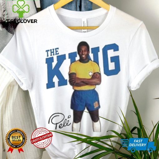 Pele 10 the king Football player with cup legend Brazil hoodie, sweater, longsleeve, shirt v-neck, t-shirt