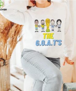 Pele, Neymar, Maradona, Messi   The GOATS   Unisex T Shirt