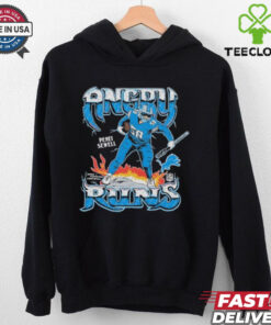 Penei Sewell Angry Runs Detroit Lions T-shirts featuring a dynamic design highlighting Penei Sewell’s powerful runs and aggressive playing style with the Detroit Lions.