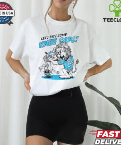 Penei Sewell Detroit Lions let’s bite some kneecaps mascot shirt