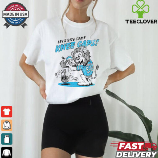 Penei Sewell Detroit Lions let’s bite some kneecaps mascot shirt