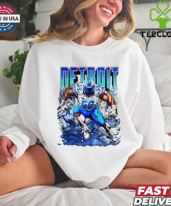 Penei Sewell Detroit Lions ruins mascot graphic shirt