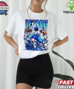 Penei Sewell Detroit Lions ruins mascot graphic shirt
