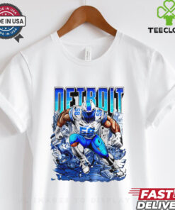 Penei Sewell Detroit Lions ruins mascot graphic shirt