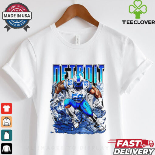 Penei Sewell Detroit Lions ruins mascot graphic shirt