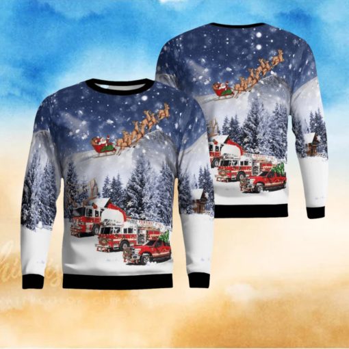Penfield, New York, Penfield Fire Company Christmas Ugly Sweater Xmas Christmas Gift