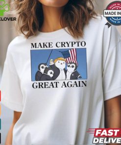 Penguin Beau Make Crypto Great Again t shirt