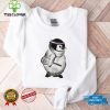 Penguin Playing Tennis With 1970’S Headband Wooden Racket T Shirt