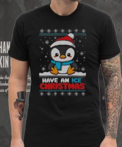 Penguin ice Christmas ugly shirt