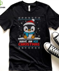Penguin ice Christmas ugly shirt