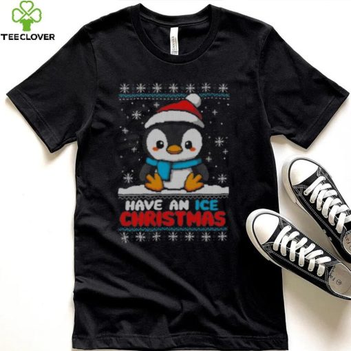 Penguin ice Christmas ugly shirt