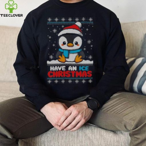 Penguin ice Christmas ugly shirt