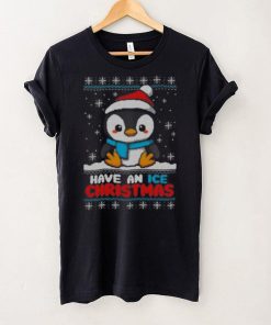 Penguin ice Christmas ugly shirt