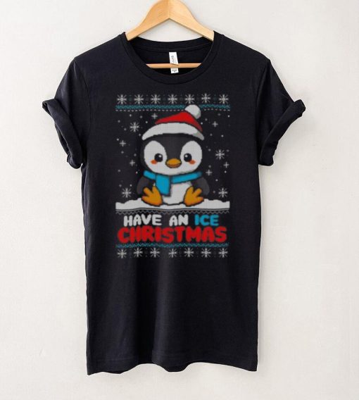 Penguin ice Christmas ugly shirt