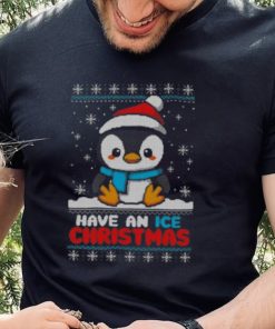 Penguin ice Christmas ugly shirt