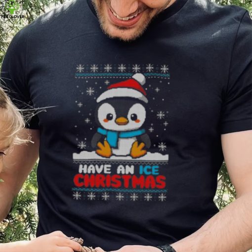 Penguin ice Christmas ugly shirt