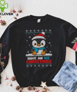 Penguin ice Christmas ugly shirt