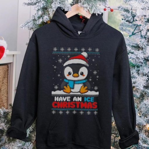 Penguin ice Christmas ugly shirt
