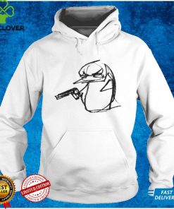 Penguin with gun shirt