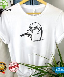 Penguin with gun shirt