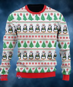 Penguins Ugly Christmas Sweater Cristmas Trees