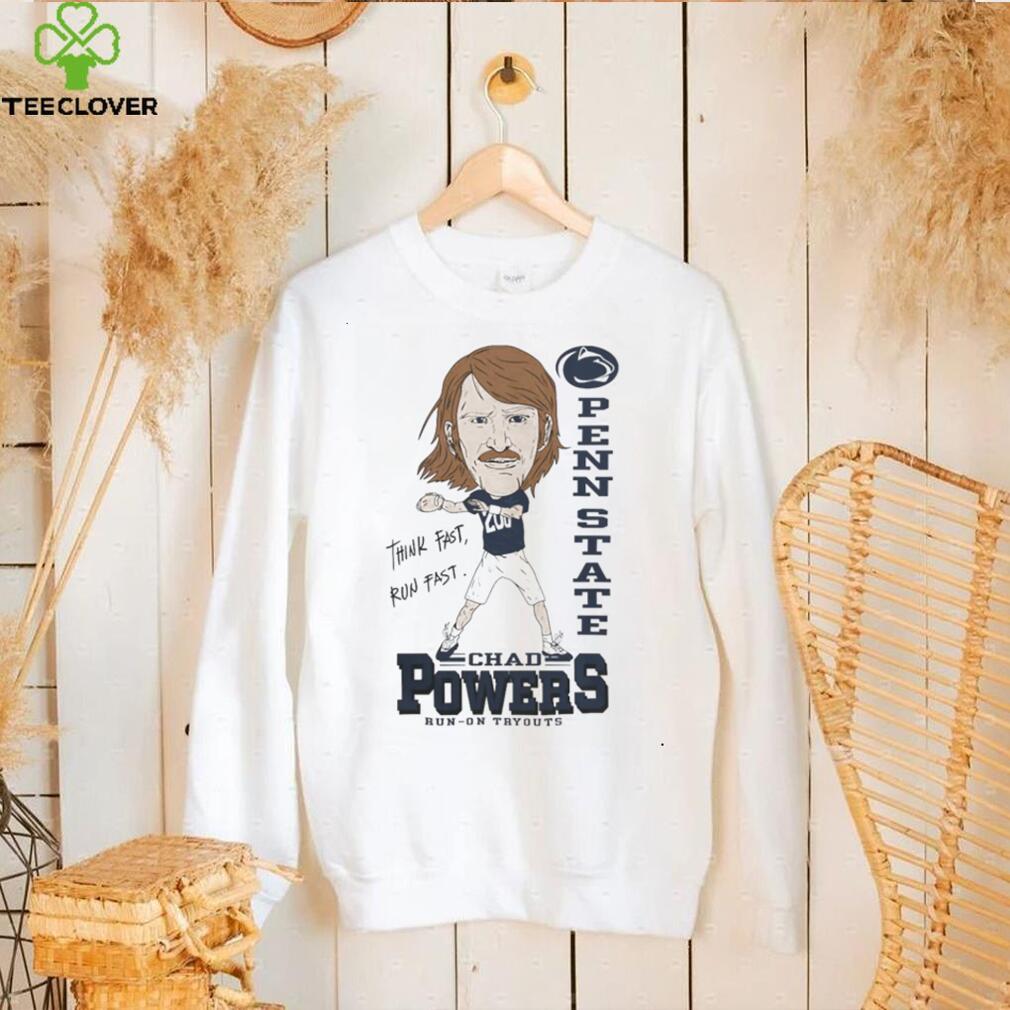Penn State Bookstore Eli Manning Chad Powers Think Fast Run Fast T Shirt Penn State Bookstore Eli Manning Chad Powers Think Fast Run Fast T Shirt