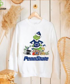 Penn State Lions Grinch and Max dog funny Christmas hoodie, sweater, longsleeve, shirt v-neck, t-shirt