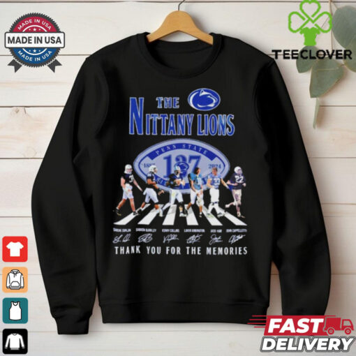 Penn State Nittany Lions 137th Anniversary 1887 2024 Abbey Road thank you for the memories shirt