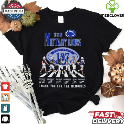 Penn State Nittany Lions 137th Anniversary 1887 2024 Abbey Road thank you for the memories shirt